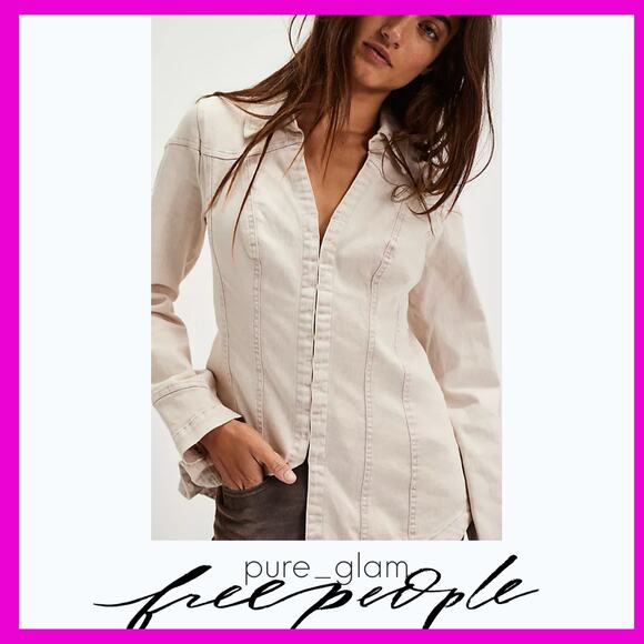 Free People Tops - Free People denim jacket